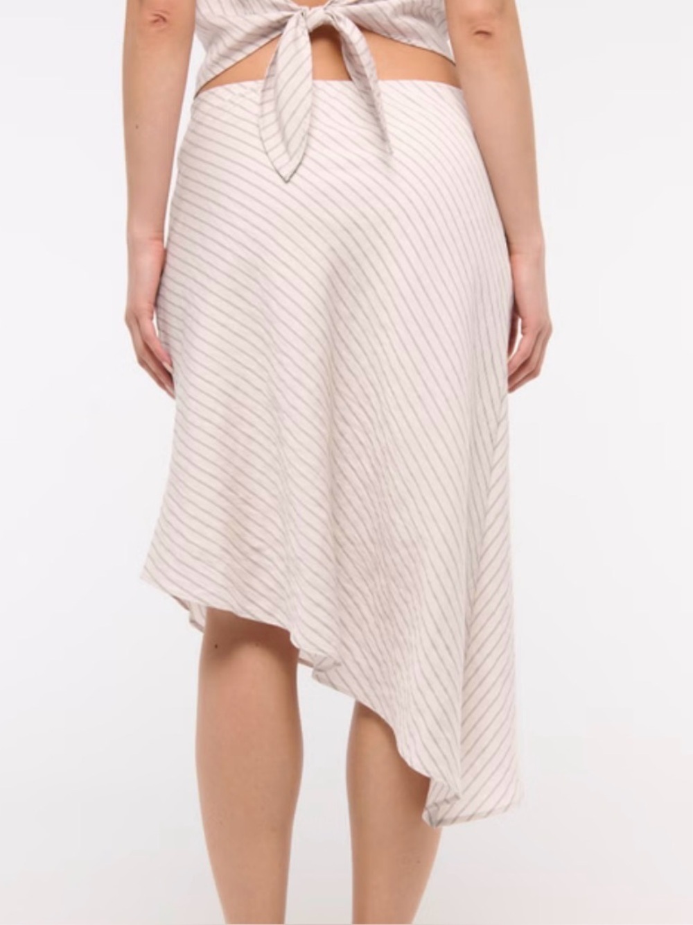 Abercrombie & fitch asymmetrical midi skirt size medium nwt